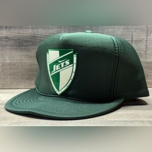Vintage New York Jets NFL Foam Trucker Snapback Hat
